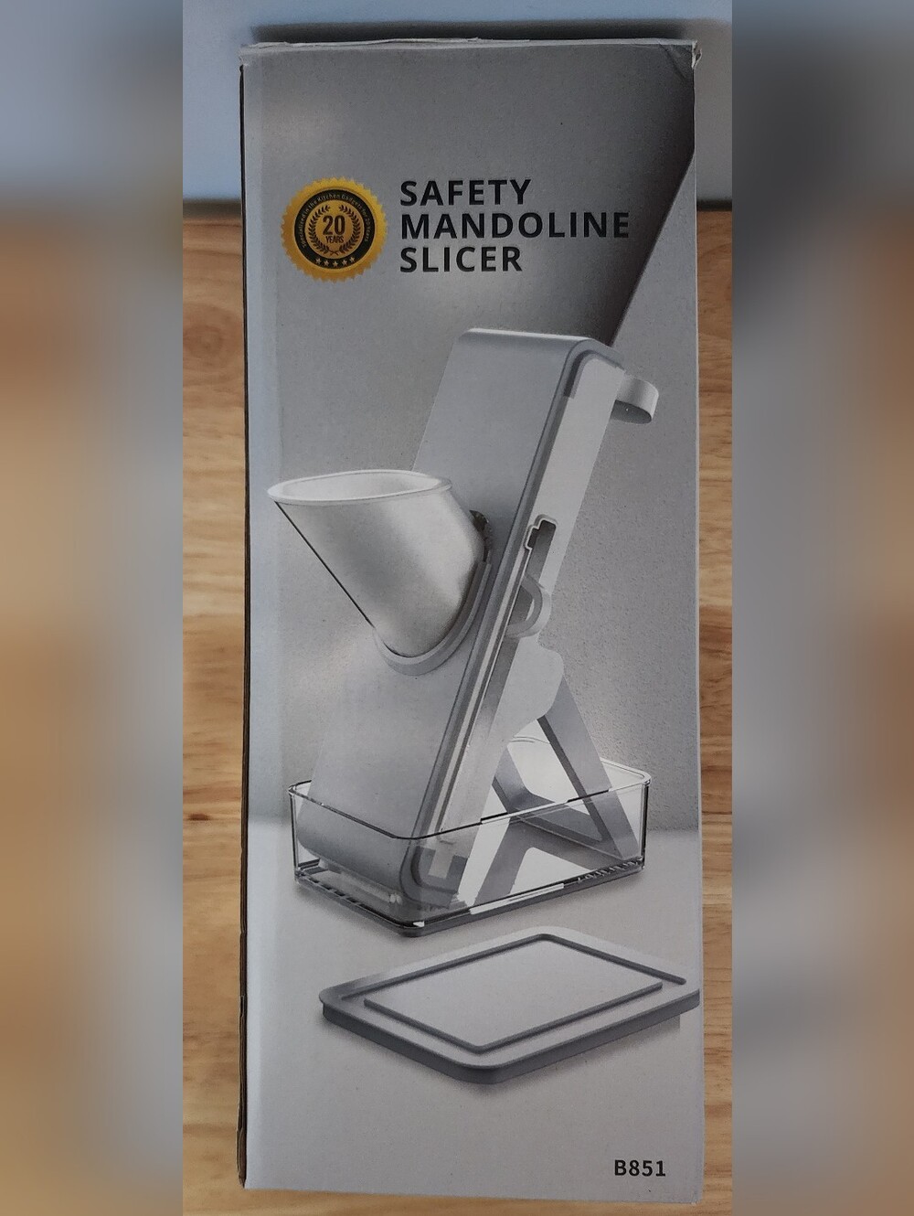 Safety Mandolin Food Slicer for Vegetables & Fruit Adjustable Collapsible